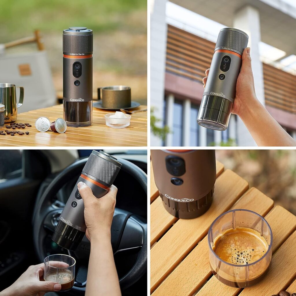 CONQUECO Portable Coffee Machine